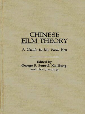 cover image of Chinese Film Theory